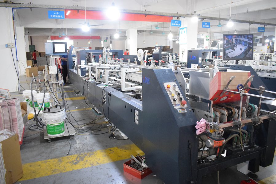GUANGZHOU YM PACKAGE PRODUCTS CO.,LTD. 제조업체의 생산 라인