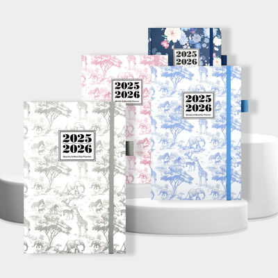 엠보싱 디자인 기법을 사용한 학업 시나리오 맞춤형 노트