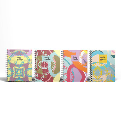 로고 인쇄 스프링 하드커버 노트북 100페이지 내구성 있는 스프링 제본 비즈니스 컨퍼런스 및 워크숍에 적합