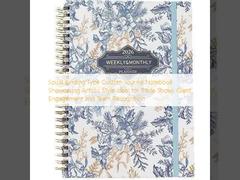 Spiral Binding Type Custom Journal Notebook Showcasing Artistic Style Ideal for Trade Shows Client Engagement and Team Recognition