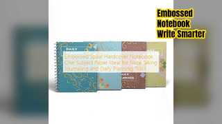 메모 및 저널링을 위한 양각 나선형 노트