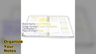 나선형 노트북 정리 및 보관